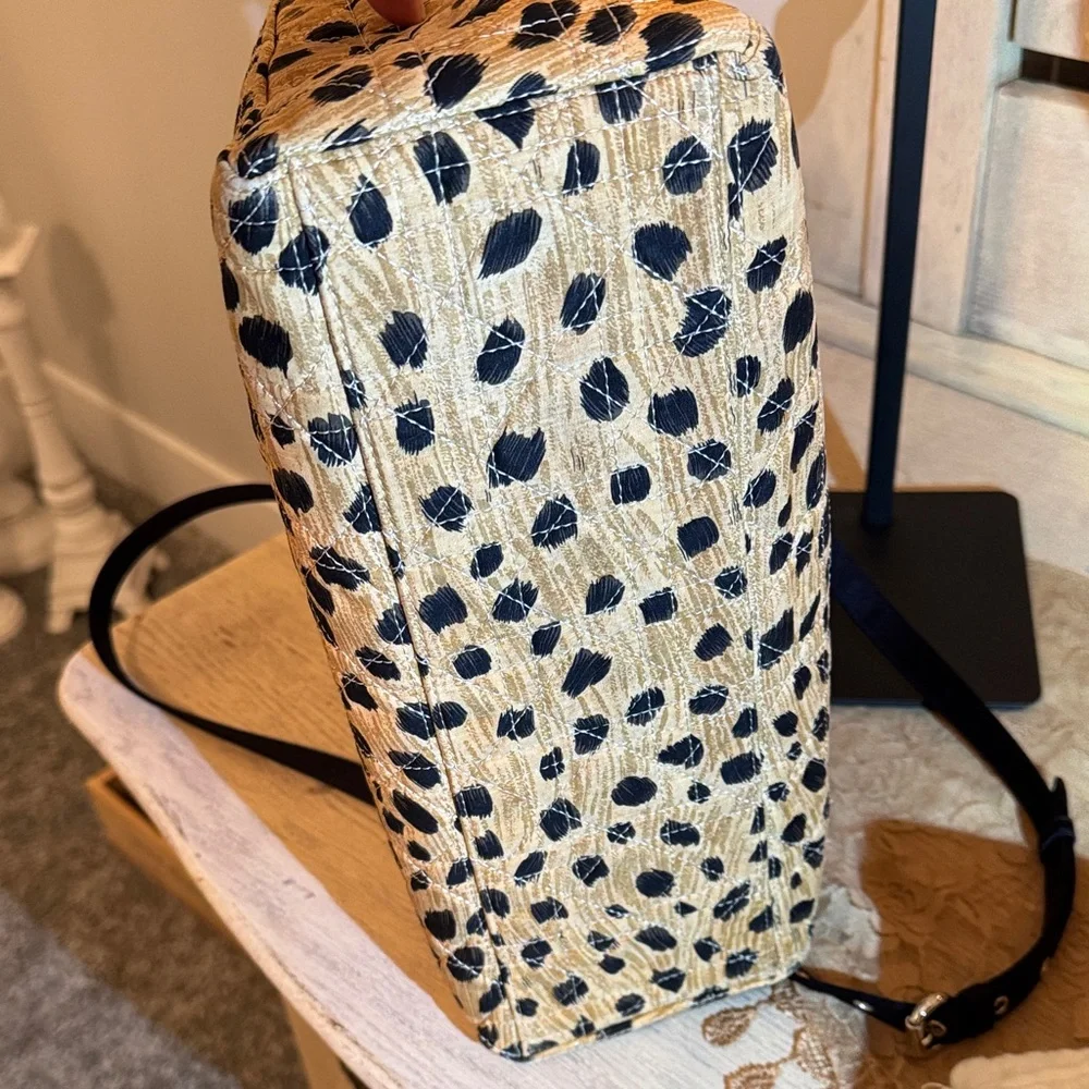 Lady Dior Leopard Large Satchel w/Crossbody Strap - Picture 12 of 13
